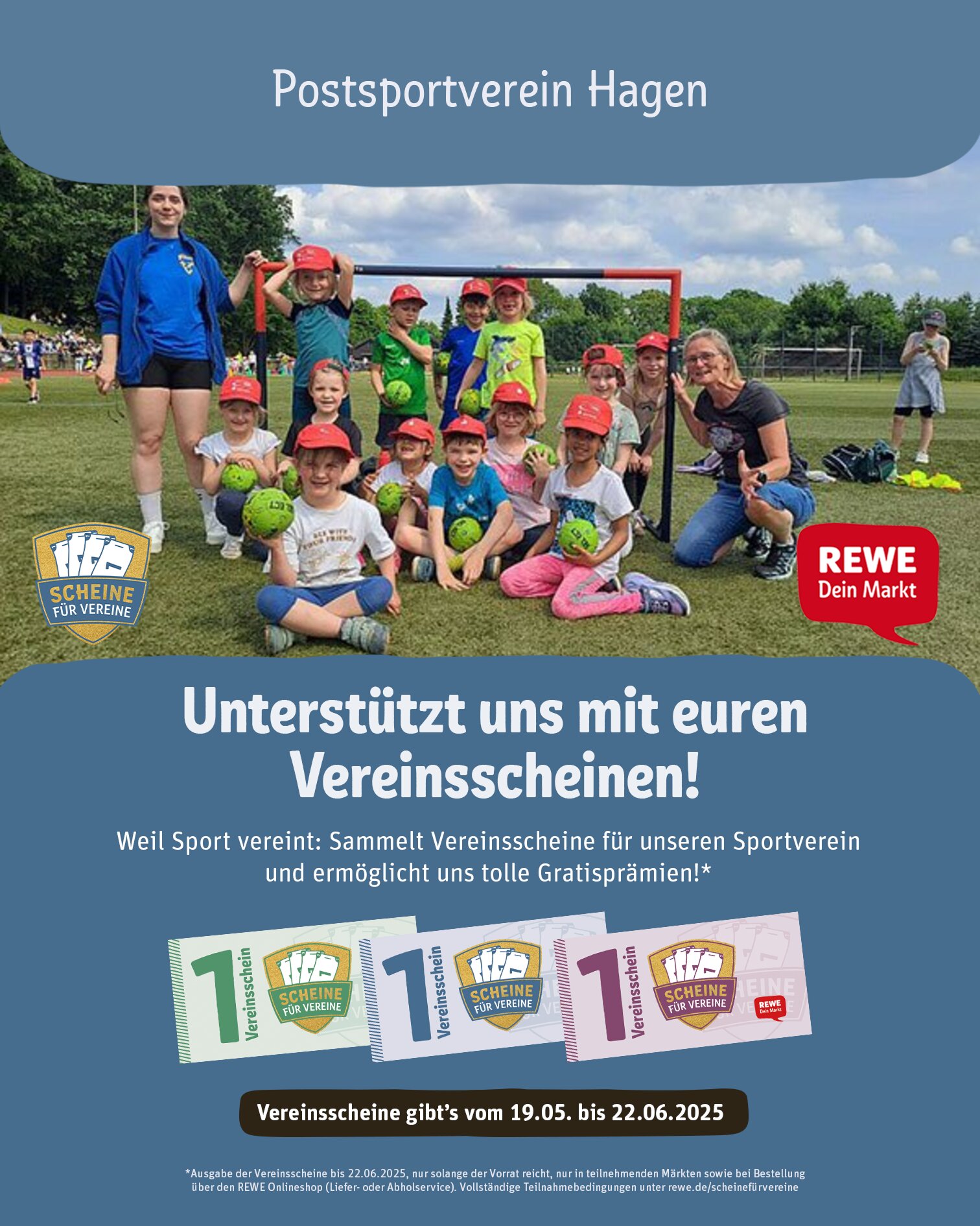 ScheineFuerVereine 2025 Aktionsstart Posting 4x5
